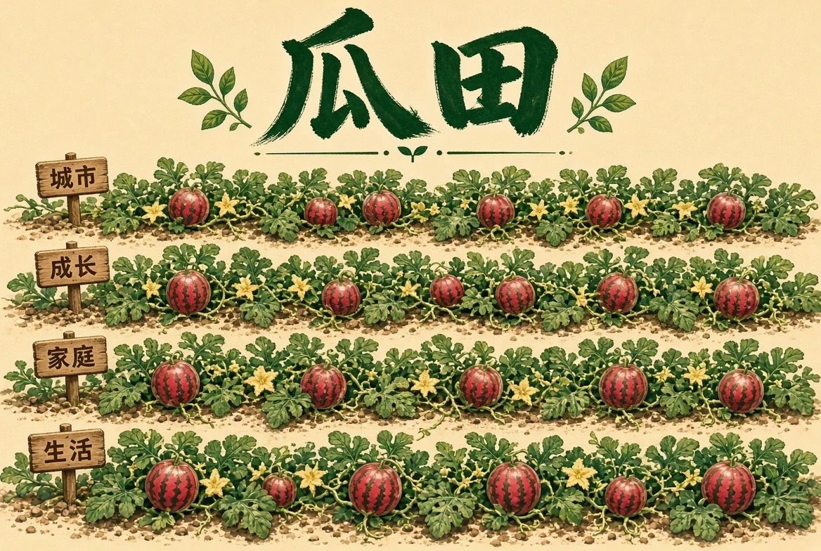 瓜田主题内容图