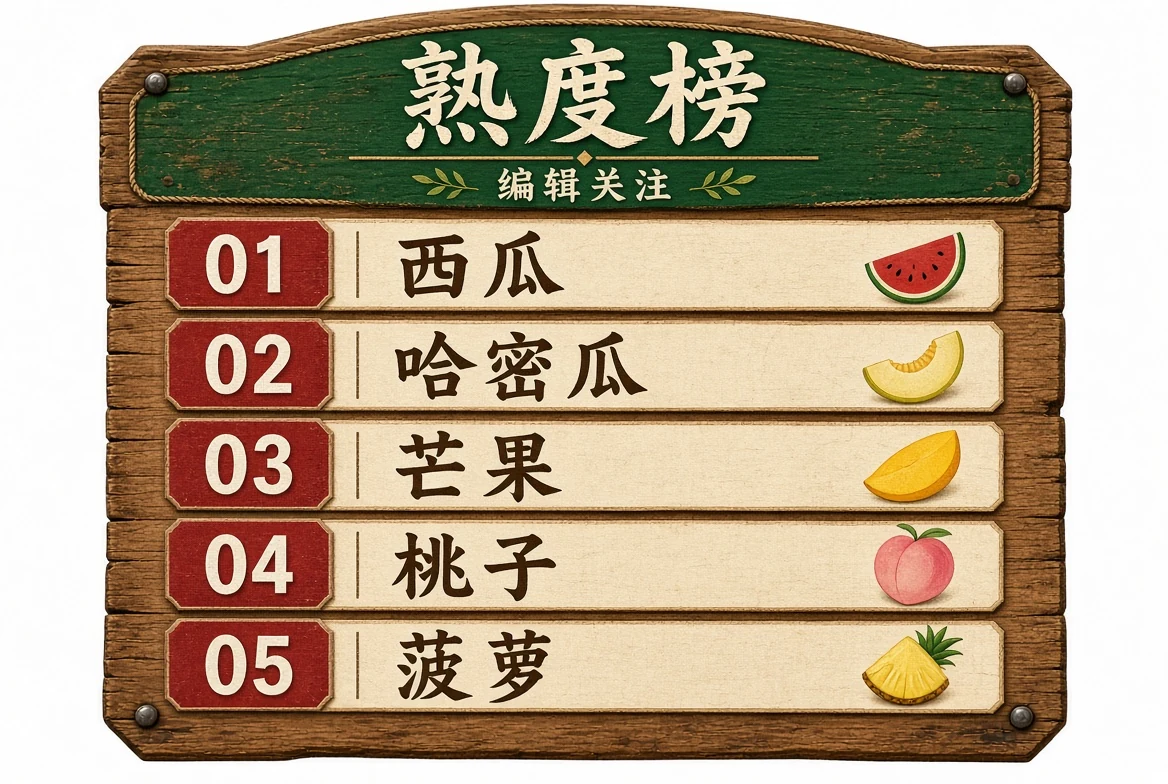 熟度榜编辑关注内容图